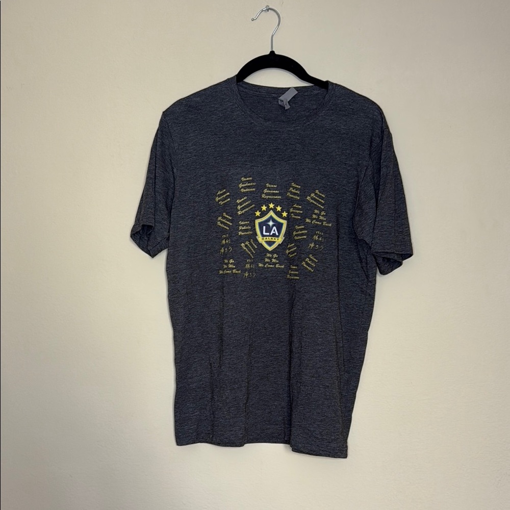 LA Galaxy 2024 Gray Travel T-Shirt - Medium